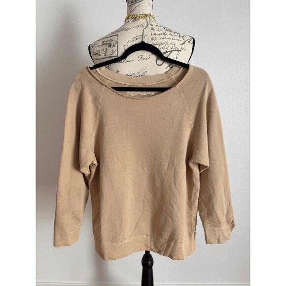 B32 Nili Lotan Luka Scoop Neck Sweatshirt Small Cozycore Model Off Duty Scandi - Picture 4 of 10